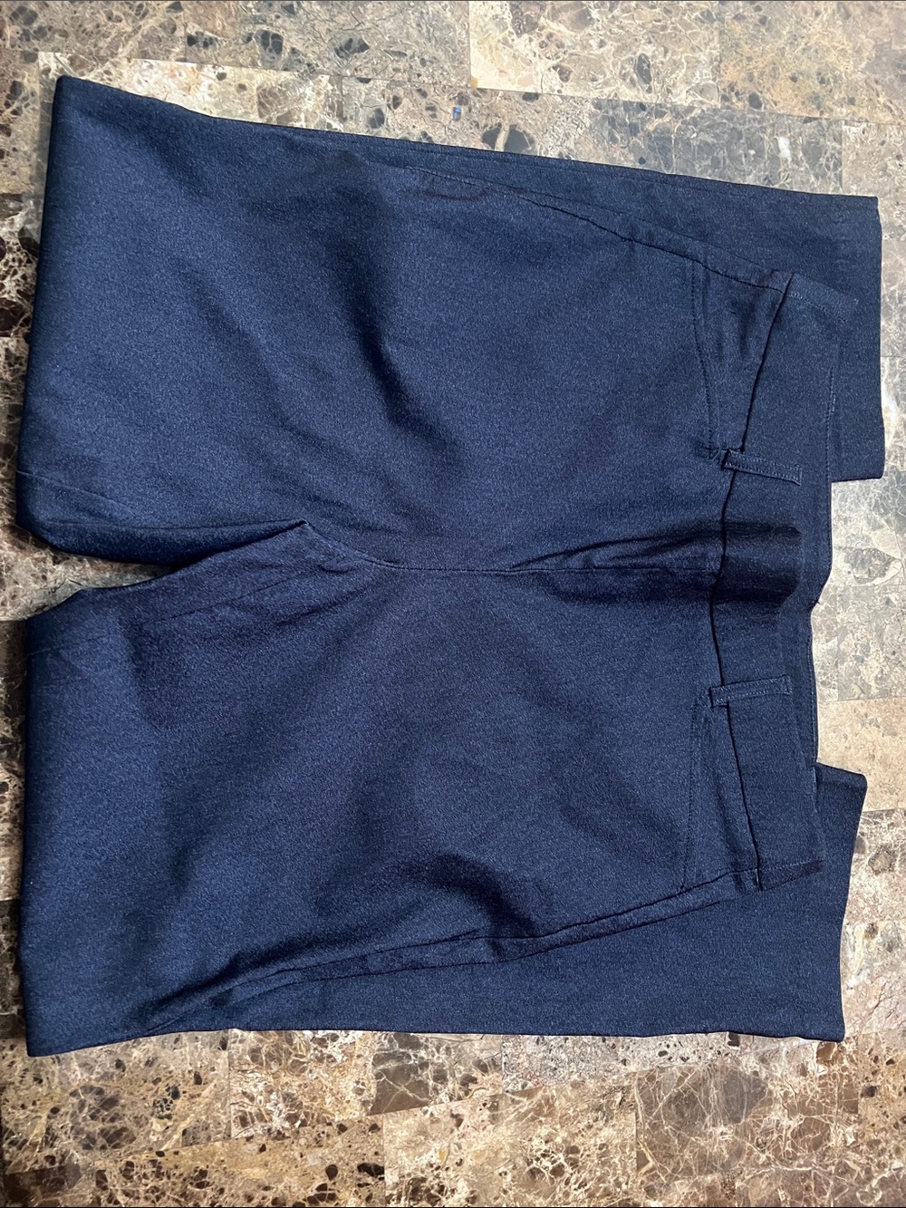 Rafaella Navy Cropped Ankle Pants